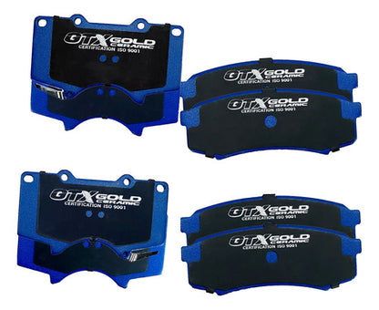 Kit Pastillas Delanteras + Traseras Freno Mitsubishi Montero 2016 2020