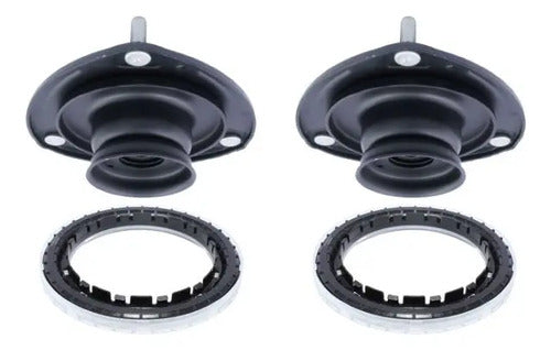 Cazoleta Delantera Hyundai Santa Fe 2006 2010 Par + Ruliman