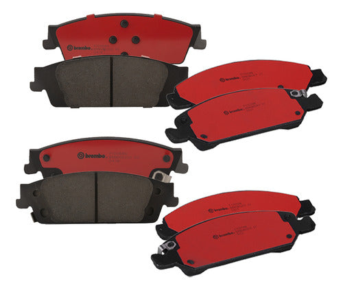 Kit Pastillas Delanteras + Traseras Freno Brembo Chevrolet Tahoe 2016 2021