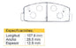 Pastilla Freno Trasera Mazda Atenza 2.3 L3ve 2002 2008