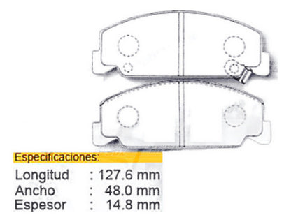 Pastilla Freno Delantero Honda Civic 1.6 D16a 1988 1991