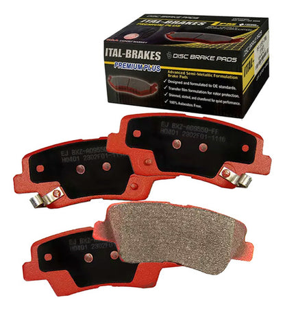 Kit Pastillas Delanteras + Traseras Freno Hyundai Veloster 2011 2017