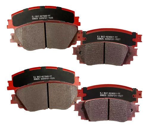 Kit Pastillas Delanteras + Traseras Freno Lexus Ux200 2019 2024