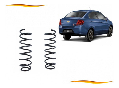 Espiral Trasero Chevrolet Sail 1400 F14d 2011 2017 Par