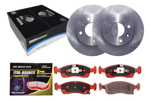 Discos Freno Con Pastilla Chevrolet Prisma 2017 2020