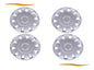 Juego Tapa Rueda Aro 12 Universal Gris Lacada