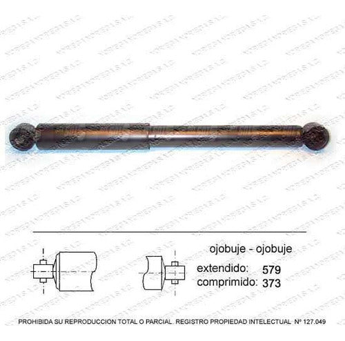 Par Amortiguador R/L Trasero Pathfinder 3.0 1996 1998