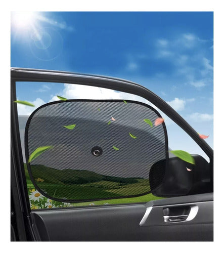 Set 2 Sombrillas Ventana Lateral Negro S 44x38