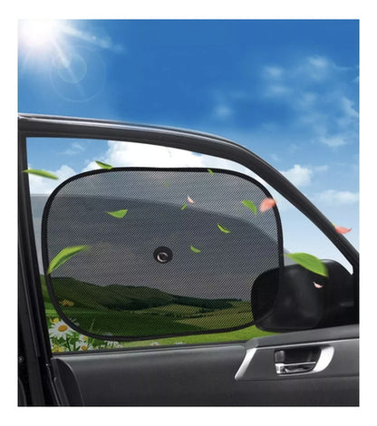Set 2 Sombrillas Ventana Lateral Negro S 44x38