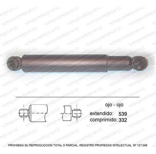 Par Amortiguador R/L Delantero Chevrolet Luv 3.2 1997 2006