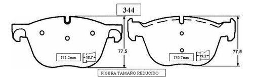 Pastilla Freno Delantero Bmw X5 3.0 2007