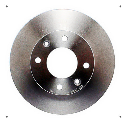 Par Disco Freno Delantero Peugeot 206 1.4 Tu3af 1999 2003