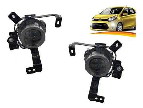 Neblineros Kia Morning 2017 / Adelante