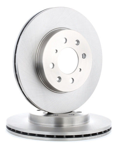 Par Discos Freno Honda Civic 1990 2003 Delantero