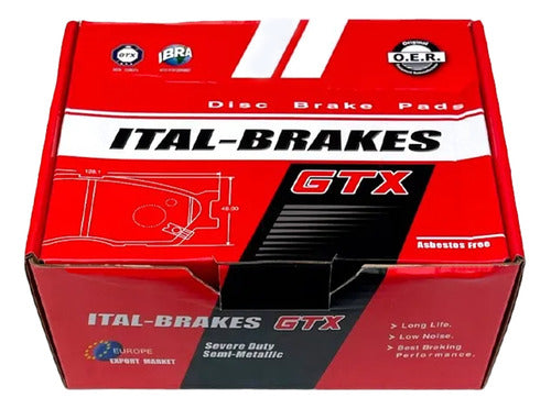 Kit Pastillas Delanteras + Traseras Freno Gtx Gac Gs4 2017 2022