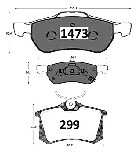 Pastilla Freno Mg Zx 2021 2024 Delanteras + Traseras