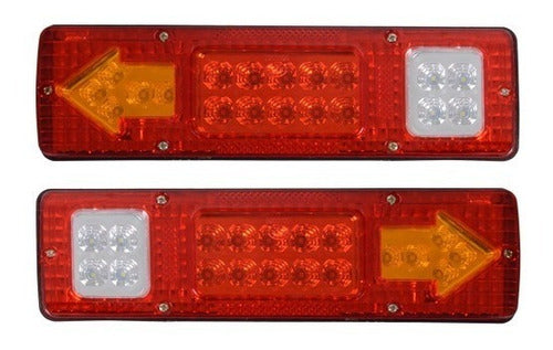 Par Farol Trasero Led Con Flecha 12/24v Universal