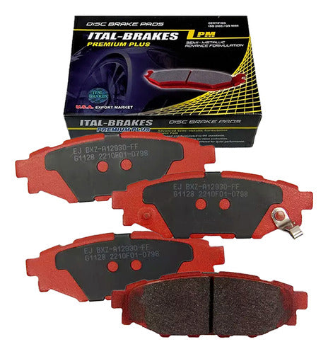 Kit Pastillas Delanteras + Traseras Freno Subaru Impreza Sx 2012 2020