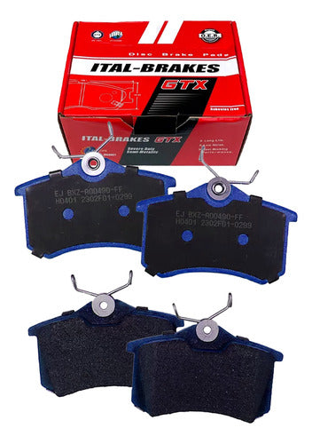 Kit Pastillas Delanteras + Traseras Freno Brilliance Frv 2012 2015