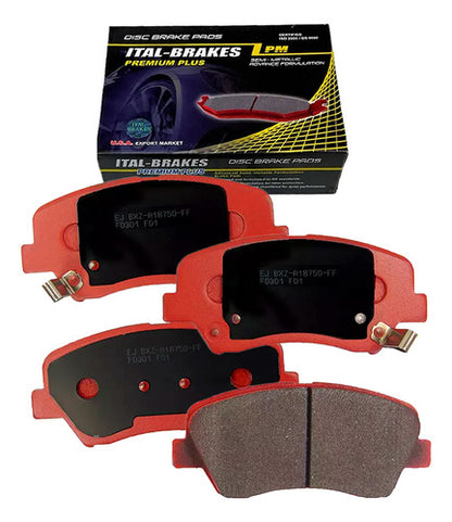 Kit Pastillas Delanteras + Traseras Freno Hyundai Veloster 2011 2017