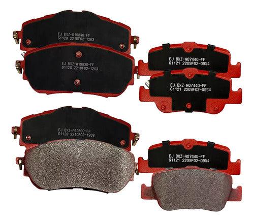 Kit Pastillas Delanteras + Traseras Freno Toyota Auris 2013 2019