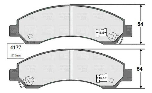 Pastilla Freno Delantero Great Wall Haval H3 2.0 2011