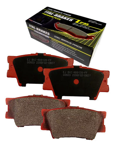 Kit Pastillas Delanteras + Traseras Freno Toyota Camry 2006 2017
