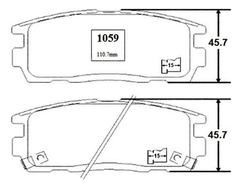 Pastilla Freno Trasero Opel Antara 2.2 2013