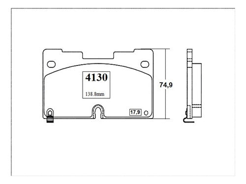 Pastilla Freno Delantero Chevrolet Silverado 1.5 2019