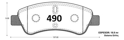 Discos Freno Con Pastilla Peugeot 208 2013 2022