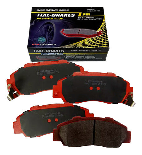 Kit Pastillas Delanteras + Traseras Freno Honda Prelude 1996 2001