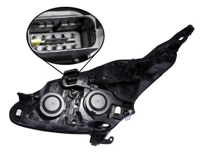Optico Derecho Peugeot 208 2012 2015 Halogeno
