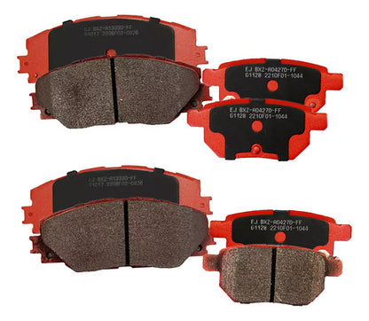 Kit Pastillas Delanteras + Traseras Freno Toyota Zelas 2011 2013