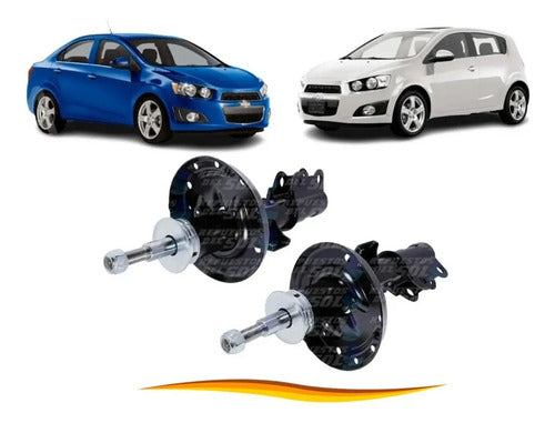 Amortiguador Delantero Chevrolet Sonic 1.6 2012 2016 Par