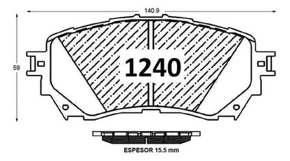 Pastilla Freno Mazda 6 2014 2023