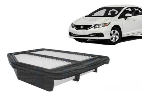 Filtro Aire Honda Civic 1.8 R18z1 2012 2017
