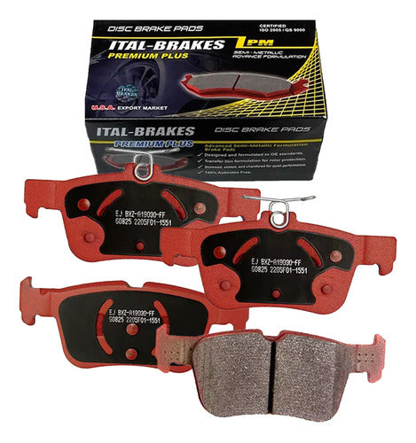 Kit Pastillas Delanteras + Traseras Freno Changan Cs55 2019 2023