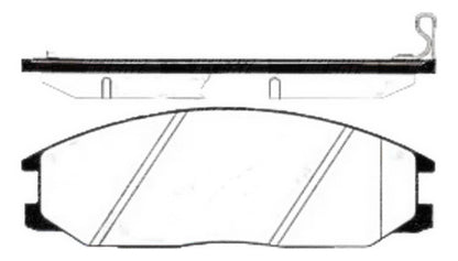 Pastilla Freno Delantera Suzuki Xl7 3.6 N36a 2007 2010