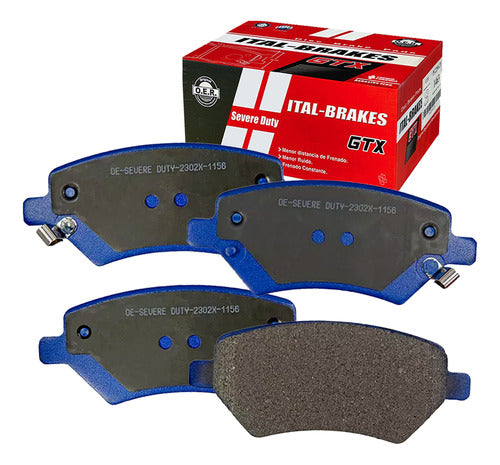 Kit Pastillas Delanteras + Traseras Freno Gtx Chery Arrizo 3 2016
