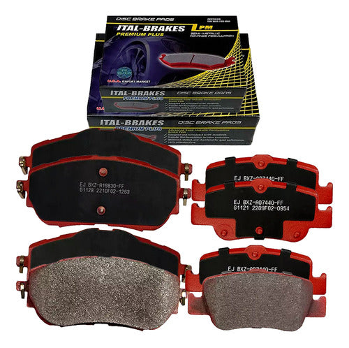 Kit Pastillas Delanteras + Traseras Freno Toyota Corolla 2013 2021