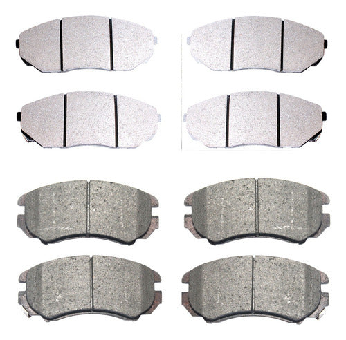 Kit Pastilla Freno Kia Sorento 2002 2010 Delantero + Traseros