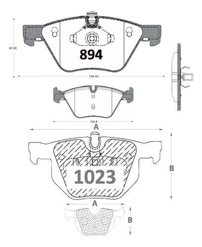 Pastilla Freno Bmw 318i 2007 2011 Delanteras Traseras
