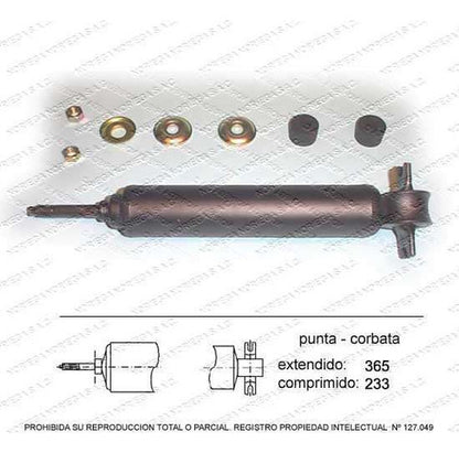 Par Amortiguador R/L Delantero Toyota Hilux 1.6 1973 1978