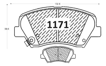 Pastilla Freno Hyundai I30 2012 2017 Delantera Trasera