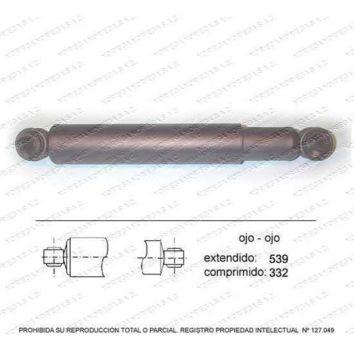 Par Amortiguador R/L Delantero Mazda B2200 F2 Sohc 1993 1999