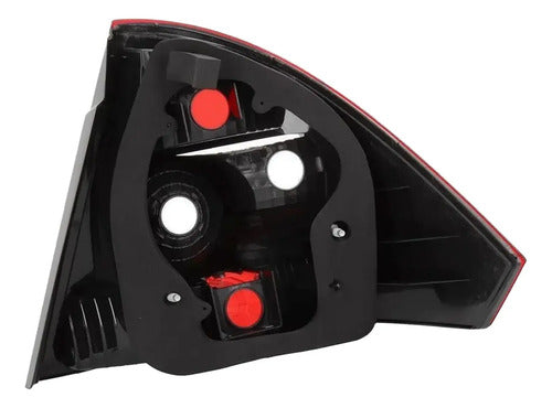 Farol Trasero Ford Fiesta 2007 2009 Izquierdo Rojo