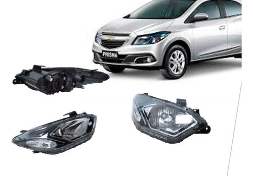 Optico Chevrolet Prisma 2017 Derecho Con Led