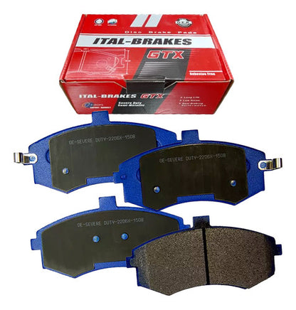Kit Pastillas Delanteras + Traseras Freno Gtx Jac B-class 2013 2015