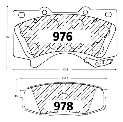 Kit Pastillas Delanteras + Traseras Freno Gtx Gold Lexus Lx 570 2008 2023