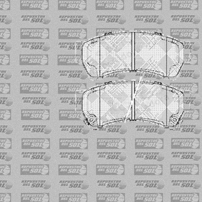 Pastilla Freno Delantera Mazda 6 2.5 L5ve 2008 2012